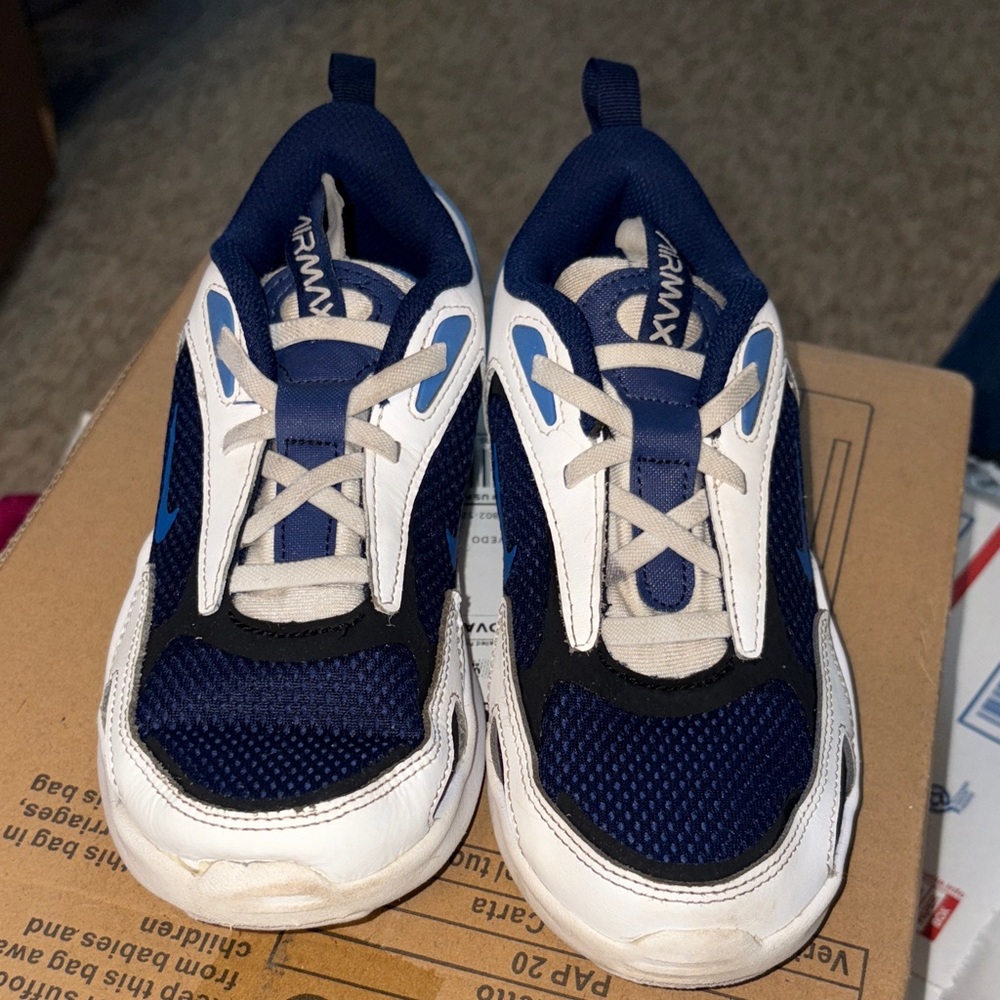 Nike Kids Blue and White Sneakers